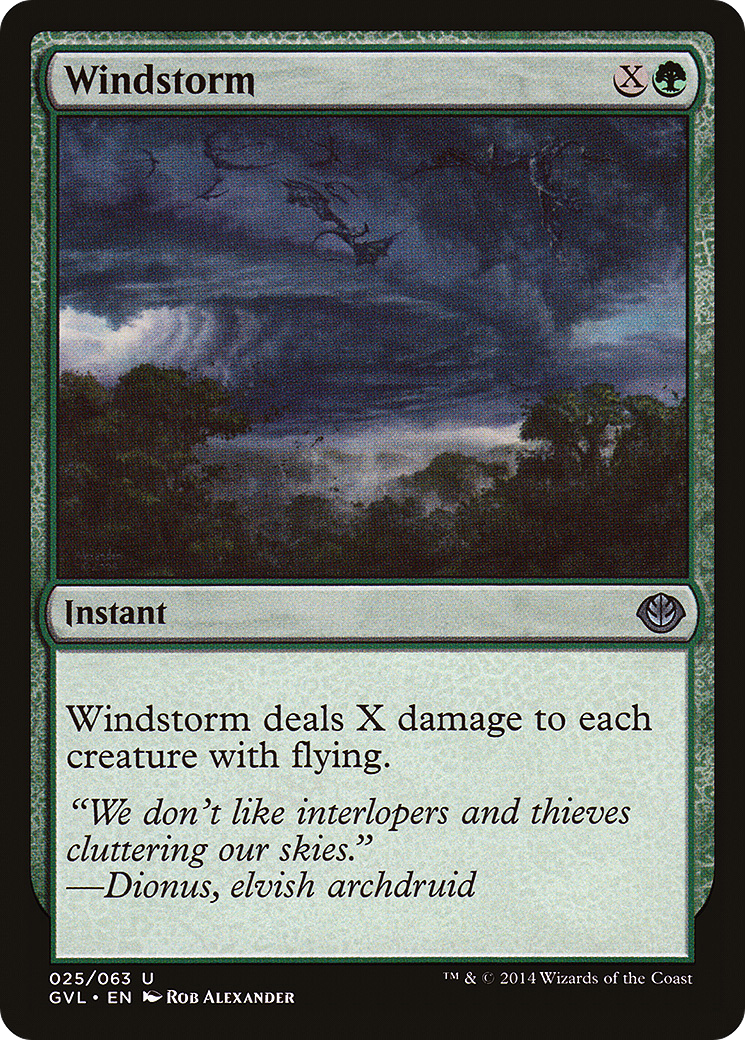 Image of Windstorm (Garruk vs. Liliana) [Duel Decks Anthology]