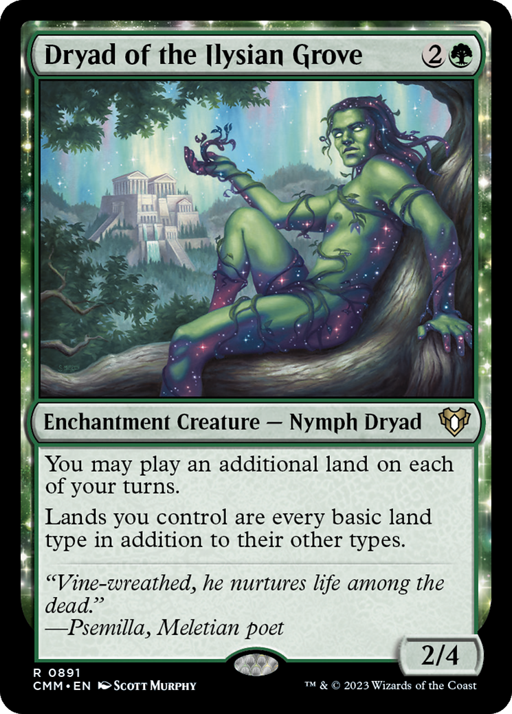 Image of Dryad of the Ilysian Grove [Commander Masters]