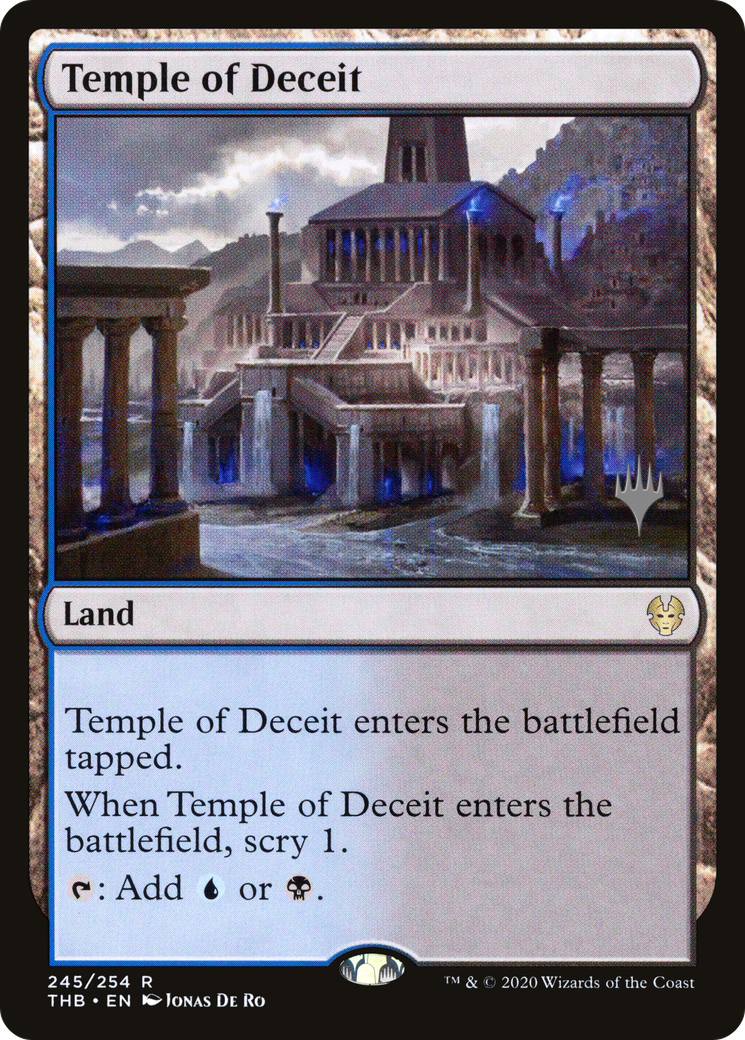 Image of Temple of Deceit (Promo Pack) [Theros Beyond Death Promos]