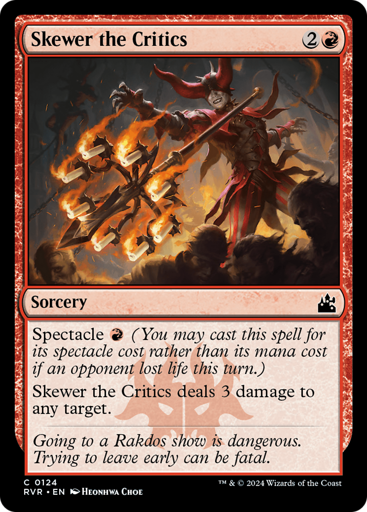 Image of Skewer the Critics [Ravnica Remastered]