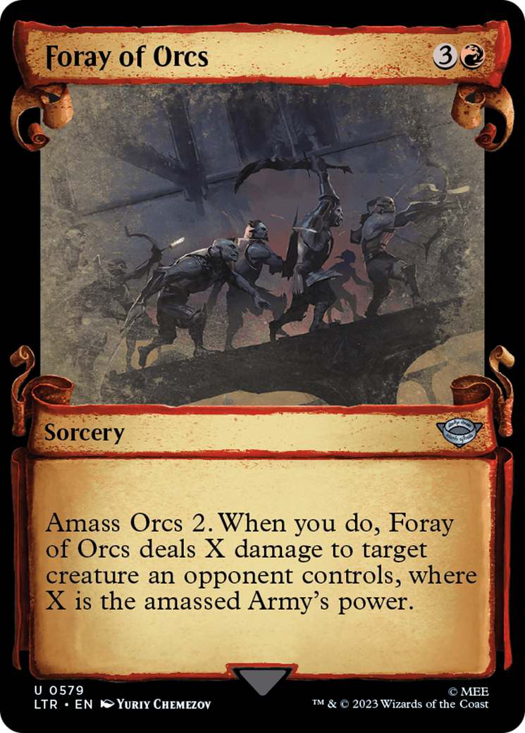 Image of Foray of Orcs [The Lord of the Rings: Tales of Middle-Earth Showcase Scrolls]