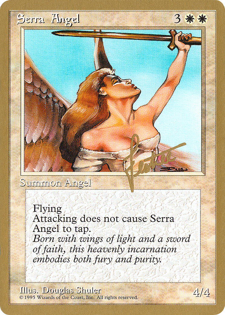 Image of Serra Angel (Bertrand Lestree) [Pro Tour Collector Set]