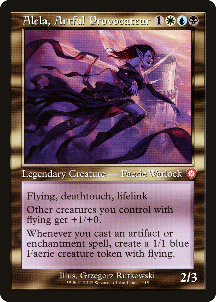 Image of Alela, Artful Provocateur (Retro) [The Brothers' War Commander]