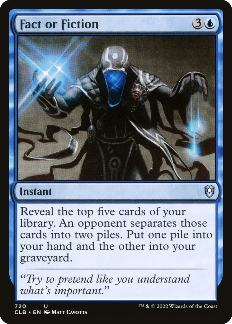 Image of Fact or Fiction [Commander Legends: Battle for Baldur's Gate]
