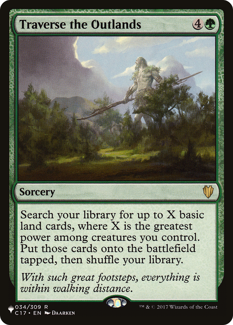 Image of Traverse the Outlands [The List]