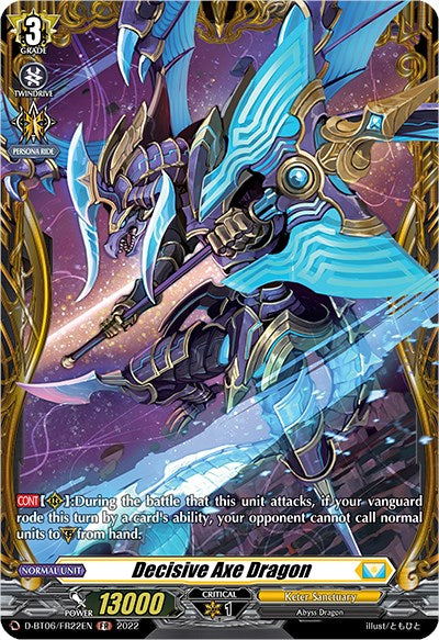 Image of Decisive Axe Dragon (D-BT06/FR22EN) [Blazing Dragon Reborn]