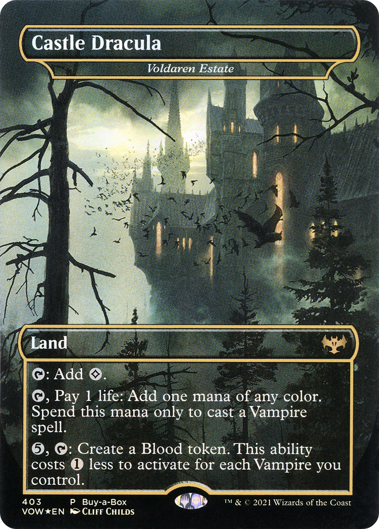 Image of Voldaren Estate - Castle Dracula (Buy-A-Box) [Innistrad: Crimson Vow]