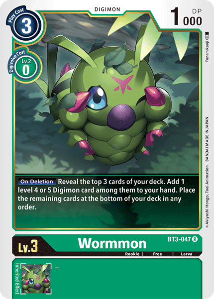 Image of Wormmon [BT3-047] [Release Special Booster Ver.1.5]