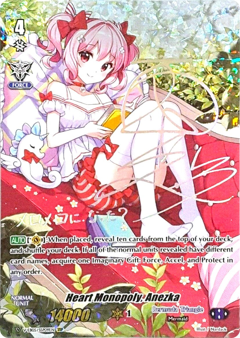 Image of Heart Monopoly, Anezka (Silver Signature) (V-EB05/SSP09EN) [Primary Melody]