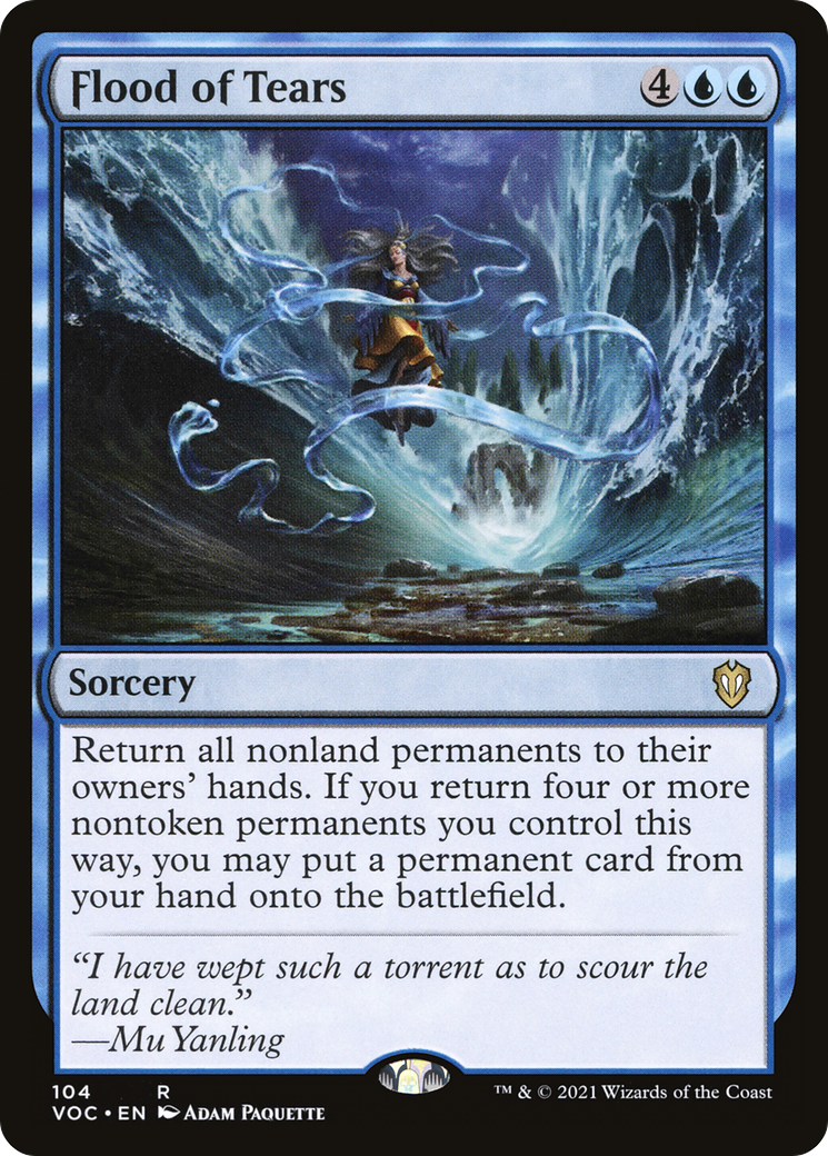 Image of Flood of Tears [Innistrad: Crimson Vow Commander]