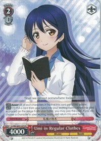 Image of Umi in Regular Clothes (LL/EN-W01-075 R) [Love Live! DX]