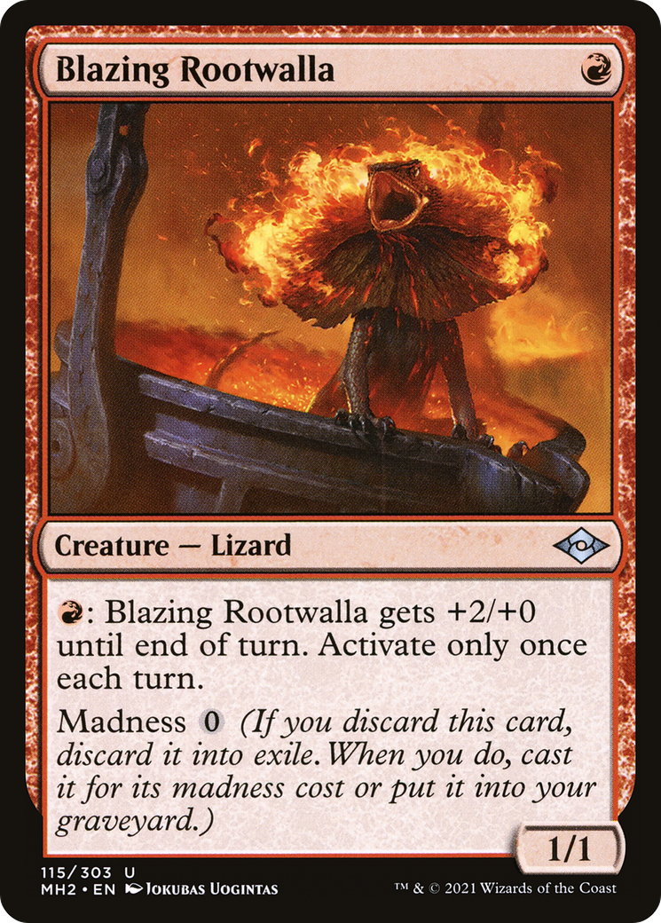 Image of Blazing Rootwalla [Modern Horizons 2]