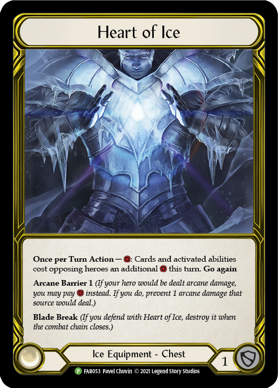 Image of Heart of Ice (Golden) [FAB053] (Promo)  Cold Foil