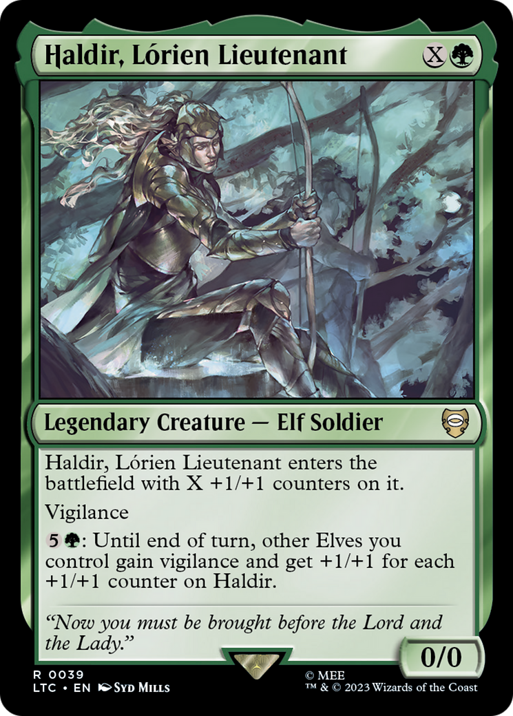 Image of Haldir, Lorien Lieutenant [The Lord of the Rings: Tales of Middle-Earth Commander]
