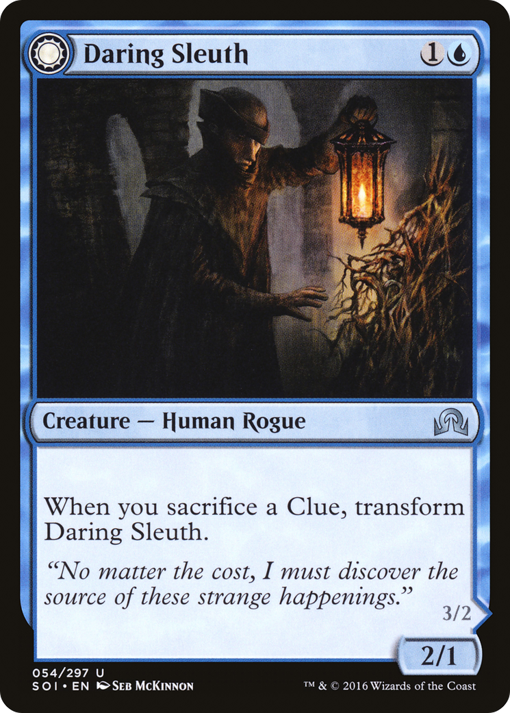 Image of Daring Sleuth // Bearer of Overwhelming Truths [Shadows over Innistrad]
