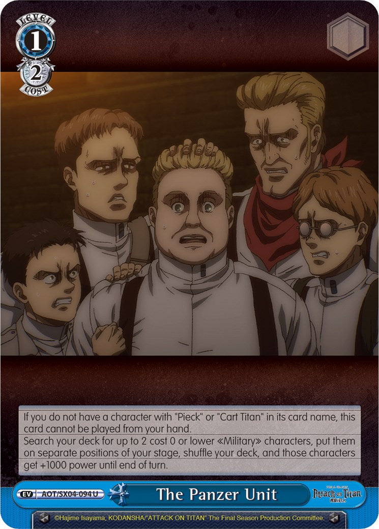 Image of The Panzer Unit [Attack On Titan: Final Season]