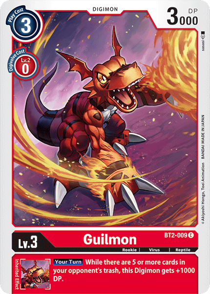 Image of Guilmon [BT2-009] [Release Special Booster Ver.1.0]