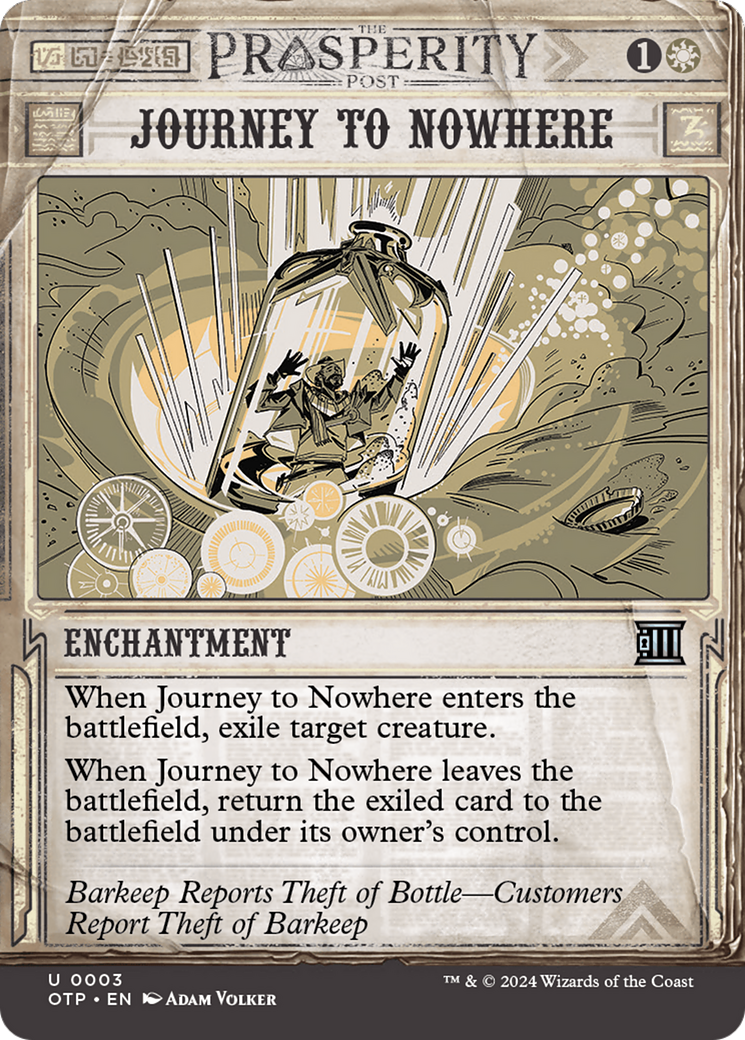 Image of Journey to Nowhere [Outlaws of Thunder Junction: Breaking News]