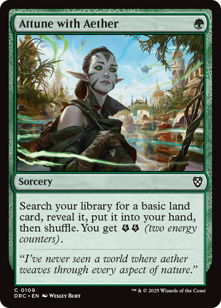 Image of Attune with Aether [Aetherdrift Commander]