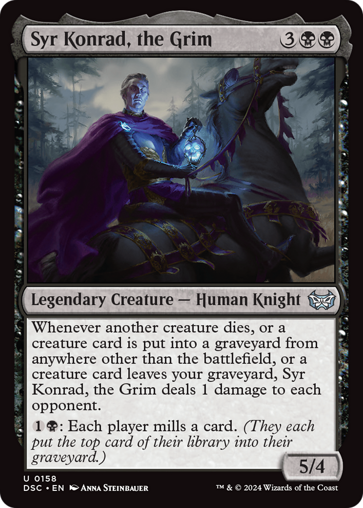 Image of Syr Konrad, the Grim [Duskmourn: House of Horror Commander]