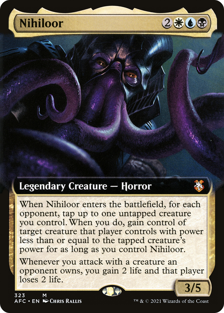 Image of Nihiloor (Extended Art) [Dungeons & Dragons: Adventures in the Forgotten Realms Commander]