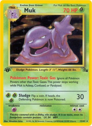 Image of Muk (13/62) [Fossil 1st Edition]