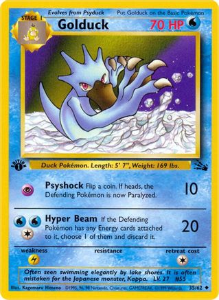 Image of Golduck (35/62) [Fossil 1st Edition]