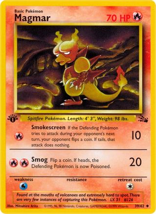 Image of Magmar (39/62) [Fossil 1st Edition]