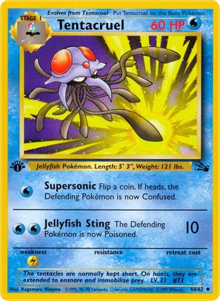Image of Tentacruel (44/62) [Fossil 1st Edition]