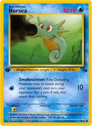 Image of Horsea (49/62) [Fossil 1st Edition]