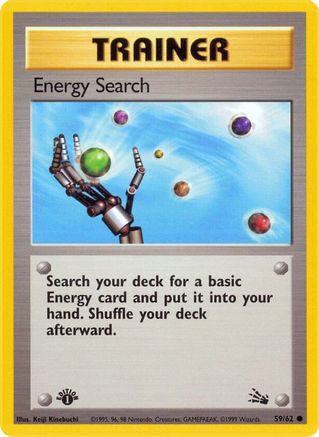 Image of Energy Search (59/62) [Fossil 1st Edition]