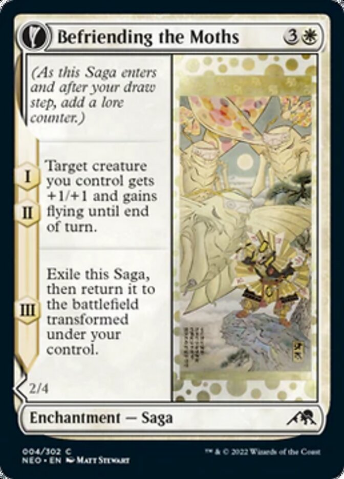 Image of Befriending the Moths // Imperial Moth [Kamigawa: Neon Dynasty]