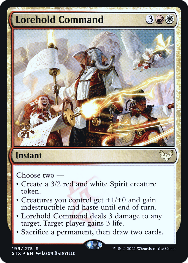 Image of Lorehold Command [Strixhaven: School of Mages Prerelease Promos]