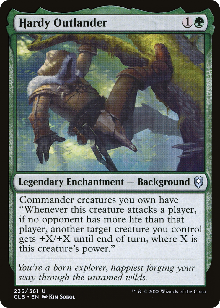 Image of Hardy Outlander [Commander Legends: Battle for Baldur's Gate]