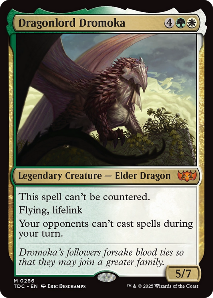 Image of Dragonlord Dromoka [Tarkir: Dragonstorm Commander]