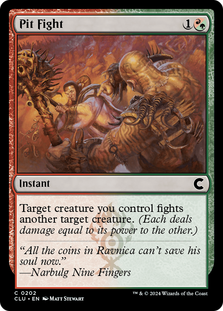 Image of Pit Fight [Ravnica: Clue Edition]