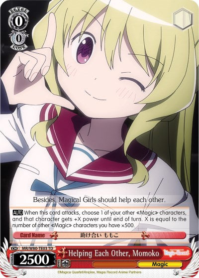 Image of Helping Each Other, Momoko (MR/W80-TE03 TD) [Magia Record: Puella Magi Madoka Magica [Side Story] (Anime)]