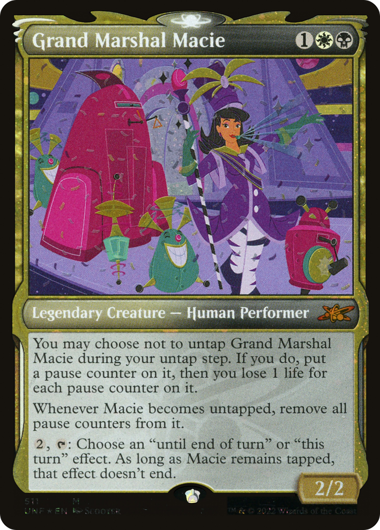Image of Grand Marshal Macie (Showcase) (Galaxy Foil) [Unfinity]