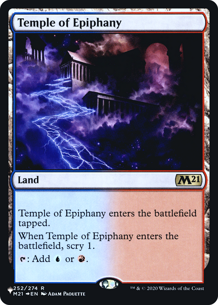 Image of Temple of Epiphany [Secret Lair: Heads I Win, Tails You Lose]