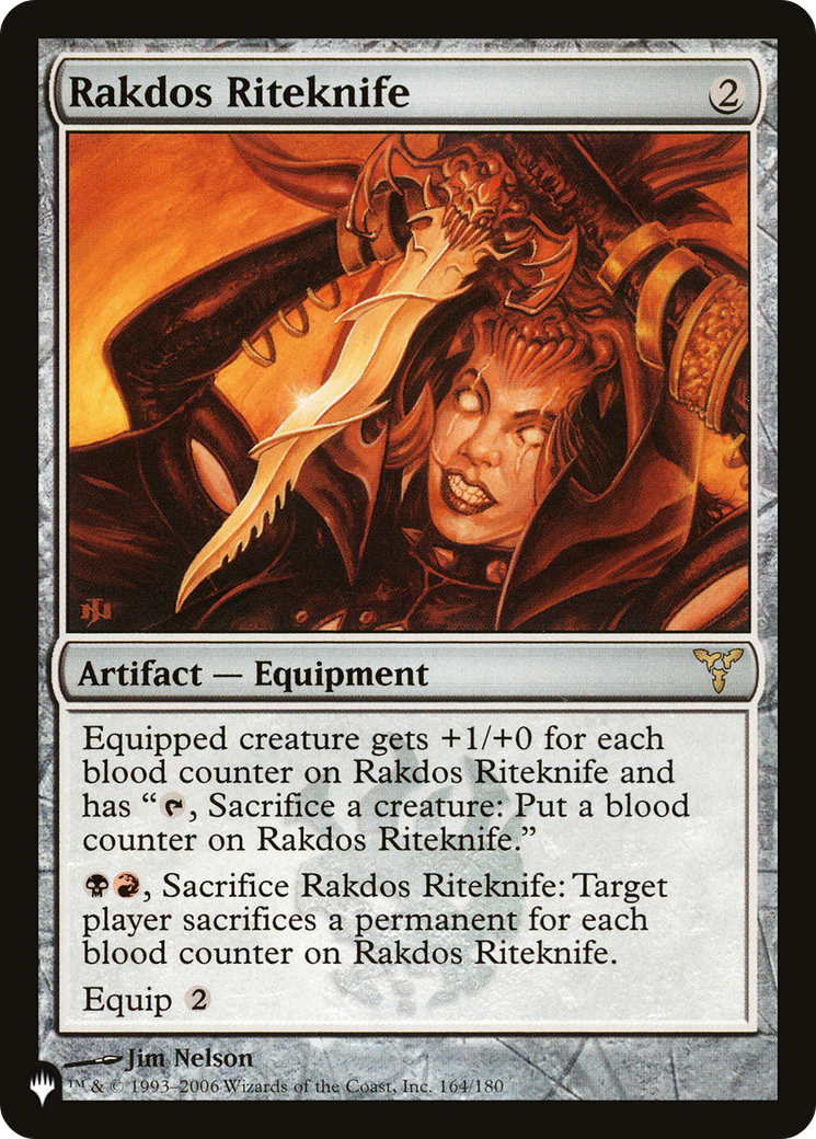 Image of Rakdos Riteknife [The List]