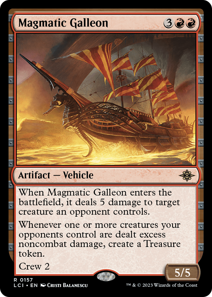 Image of Magmatic Galleon [The Lost Caverns of Ixalan]