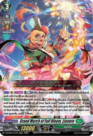 Image of Grand March of Full Bloom, Lianorn (D-BT06/013EN) [Blazing Dragon Reborn]