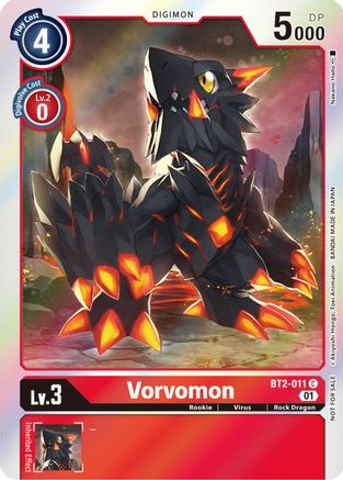 Image of Vorvomon [BT2-011] (ST-11 Special Entry Pack) [Release Special Booster Promos]