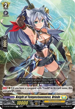 Image of Knight of Tempestuousness, Vriede (D-BT06/048EN) [Blazing Dragon Reborn]