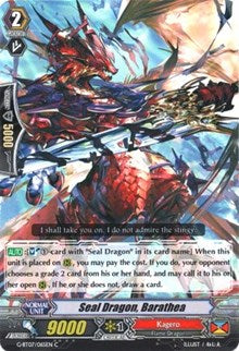 Image of Seal Dragon, Barathea (G-BT07/065EN) [Glorious Bravery of Radiant Sword]