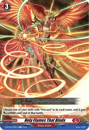Image of Holy Flames That Binds (D-BT06/069EN) [Blazing Dragon Reborn]