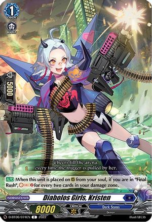 Image of Diabolos Girls, Kristen (D-BT06/074EN) [Blazing Dragon Reborn]