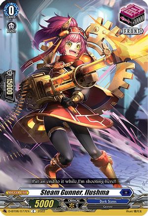 Image of Steam Gunner, Ilushma (D-BT06/077EN) [Blazing Dragon Reborn]