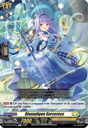 Image of Dianadigon Sorceress (D-BT06/092EN) [Blazing Dragon Reborn]