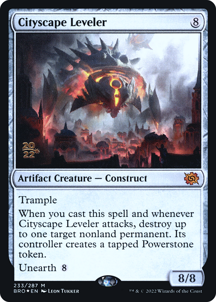 Image of Cityscape Leveler [The Brothers' War Prerelease Promos]